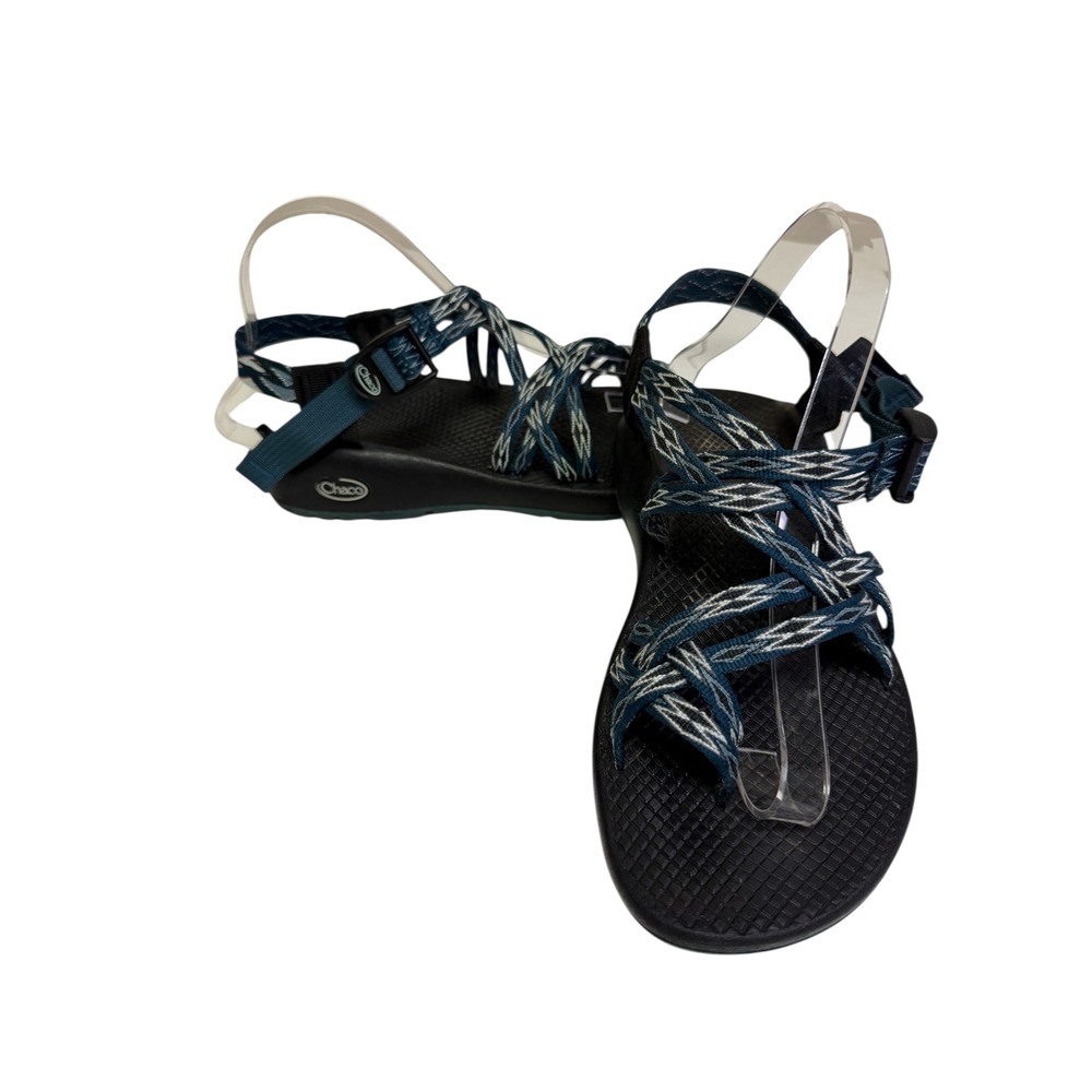 Chaco Z Cloud 2 Sandals Womens 9 Blue Strappy Hiking Water Shoes‎ J106124